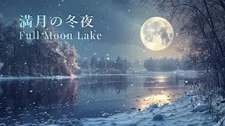 Full Moon Lake | 満月の湖畔 | Relaxing Music for Sleep & Study