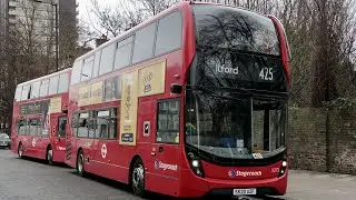 London Bus Route 425 - Clapton to Ilford - Subtitles
