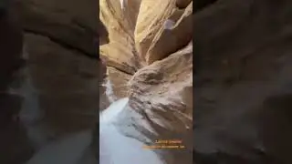 Slot Canyon hike in Mecca, CA #hiking #hikingadventures #adventure #adventures #desert #california