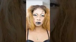 Aaliyah Jay Inspired Edward Scissorhands Halloween Makeup Look