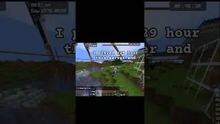 I played 129hour and 😈 ip play.nightfallmc.fun #shorts #viral