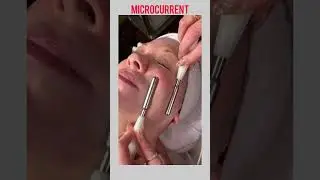Microcurrent facial tightening and toning #skincare #beautyover40 #estheticiantips