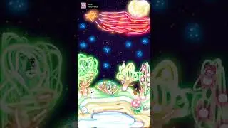 Dazzleing Night at Twinkle Glow Valley🐰✨🌌