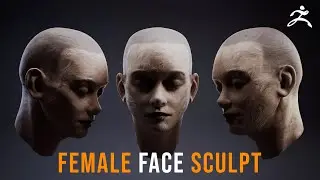 Eyes of Lamia - Female Face Sculpt