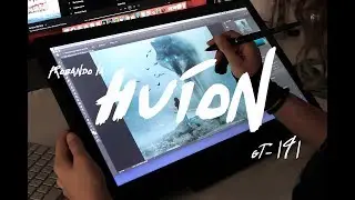 Probando la HUION KAMVAS GT-191 | Desiree Delgado
