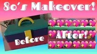 An 80&rsquo;s Makeover on an 80&rsquo;s Caboodle! 💋☀️💃🏼|  Repaint and Revamp! Just Twinning!