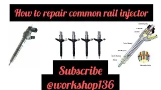 How To Common Rail Injector Repair|2kd/1kd/ Injector sitting|4c injector #mechanic #dieselengine