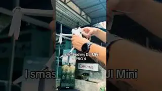 CRASH TEST - DJI MINI 4 pro #dji #drone #fail #broken #djimini4pro