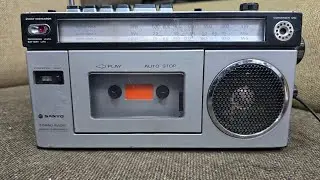 Sanyo M-1700 H Radio Cassette Recorder full working Mo.9427322171