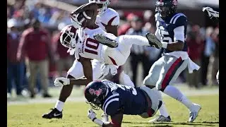Arkansas vs Ole Miss 2017 Week 9 Highlights