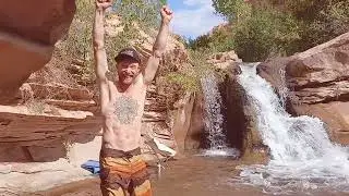 Super Secret Waterfall in Moab with Sketchy Andy Lewis