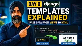 Django Templates Explained | Pass Data from Views to HTML Templates (Day 9)