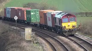 TRAINS AT MORTIMER INC. FREIGHTLINER 70010 LIGHT ENGINE ON DRIVER TRAINING RUN