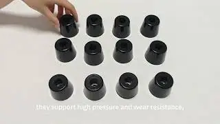 Durable Custom Rubber Products Silicone Spring Door Stop Replacement Rubber Tips