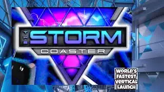 World's fastest roller coaster! (Indoor vertical drop) #guinessrecords #worldsfastest #Stormcoaster