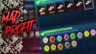 TRADING TO THE WONDERMENT SET! *OMG!* | SECRET SANTA UPDATE! (NEW EXOTIC WHEELS) | Rocket League