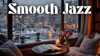 Quiet Winter Window ❄ Cozy Jazz for Late Night Focus