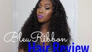 BLEU RIBBON HAIR REVIEW| BRAZILIAN AFRO CURLY HAIR