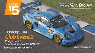PCA Sim Racing Series 15 | Event 2 | Club Class at Phillip Island