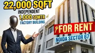 5500 sqft on each plate | factory for rent in Noida sector 67 | premium area #factoryforrent