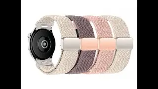 One Click Band for Samsung Galaxy Watch 20mm Elastic Fabric Magnetic Strap