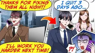 My Boss Called Complimenting Me on an All-Nighter, But I'd Switched Jobs Already&hellip;[RomCom Manga Dub]