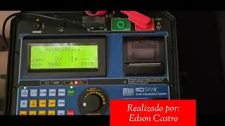 Pruebas con Megabras 5KV y Impresi&oacute;n de Test