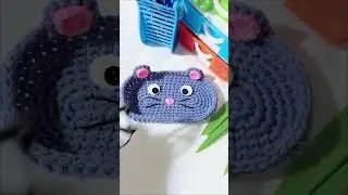 Crochet a Cute Glasses Holder 🧶 | Easy & Aesthetic DIY |beginers Idea#crochetideas #crochetdecor