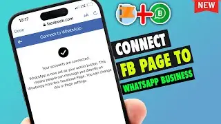 How To Connect Facebook Page to WhatsApp Business On Mobile (New Way)