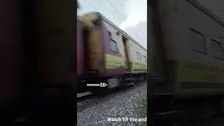 Why are the people watching on the train tracks #train #viral train video #indianrailway