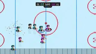 Super Blood Hockey: Czech Game Over Screen