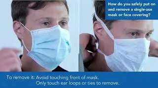 How to Use a Disposable Mask or Face Covering