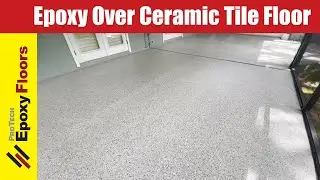 Epoxy Floor Installed Over Ceramic Tile