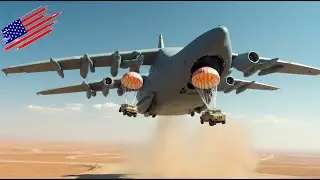 US Air Force C-17 Performs Mind-Blowing Night Ops Supply Drop In Total Darkness|Tactical Command USA