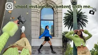bts of how I shoot my instagram content! *CHAOTIC*