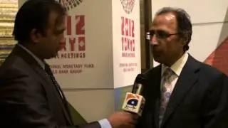 Finance Minister Dr Hafiz Sheikh Interview GEO in Tokyo on 14th Oct 2012
