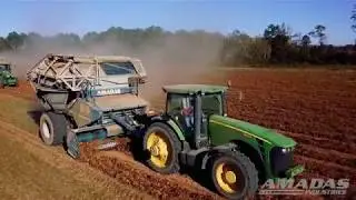 AMADAS AR2200 Advanced Rotary Pull Type Peanut Combine
