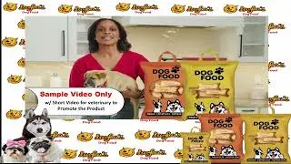 Dog Food Video Ads  Template-02 (Sample Video Only)