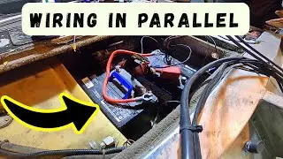 How To Wire Boat Batteries In Parallel | Boat Restoration Series Ep. 4