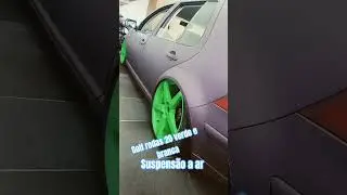 Golf rodas 20 verde e branco  suspens&atilde;o a ar