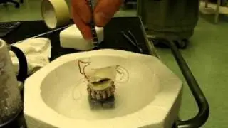 BLDC motor over YBCO superconductor