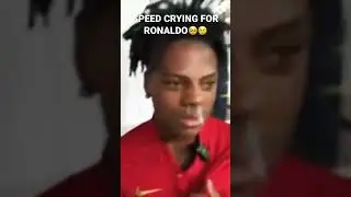 ISHOWSPEED CRYING BECAUSE CRISTIANO RONALDO #shortsfifaworldcup