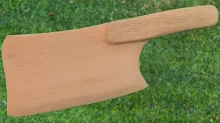Knife Making-Creating Amazing Designs By Hand Carving Wood Into Cool Shapes