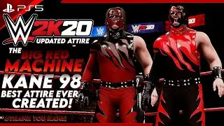 KANE 98 ATTIRE || Best Attire Ever Created || WWE 2K20 || PS5 [4K HDR]
