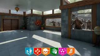 Beatifull zombie Hallway Challenge! | TEEA2 Remake | No Commentary Zombies