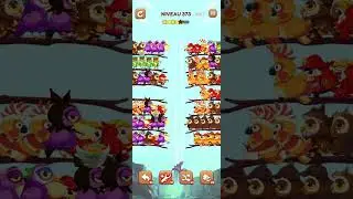 bird sort 2 color puzzle solution niveau 373 #games #gaming #puzzle #puzzlegame #androidgames