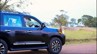 President Museveni drives himself around Kisozi farm to check on his cattle during his free time