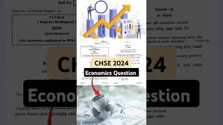 CHSE 2024 Economics Question/Previous year CHSE Economics Question #shorts