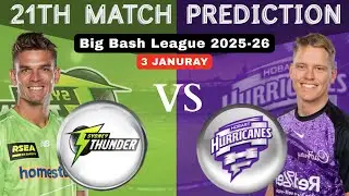 HBH vs SYT 21st T20 | Big Bash 2025‑26 | Match Prediction & Winning Tips (3 Jan)