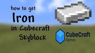 How to get IRON in Cubecraft Skyblock (MCPE and JAVA!) | Cubecraft MCPE Guide